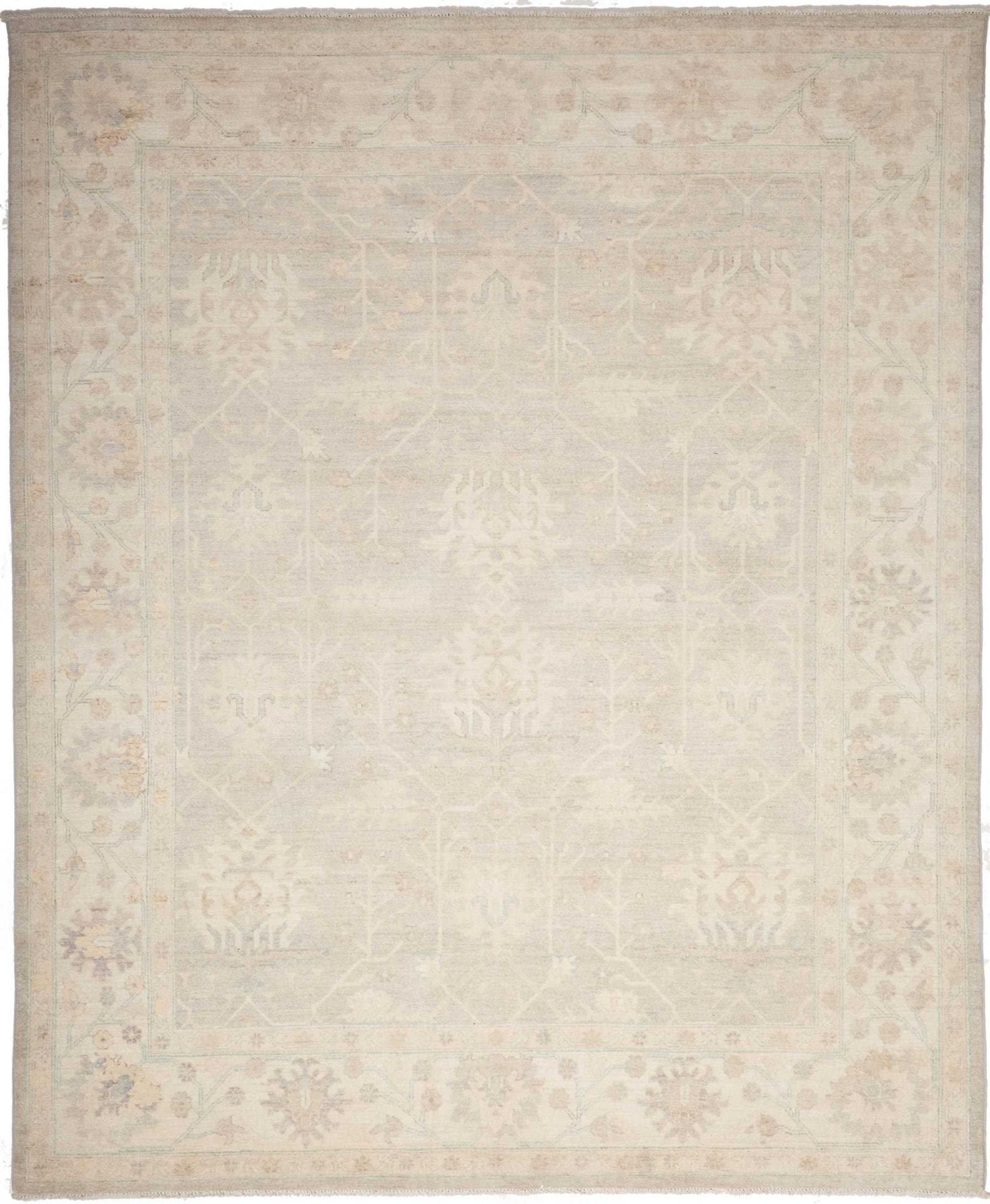 Ziegler Orientteppich 244 x 295 cm aus Schurwolle, handgeknüpft