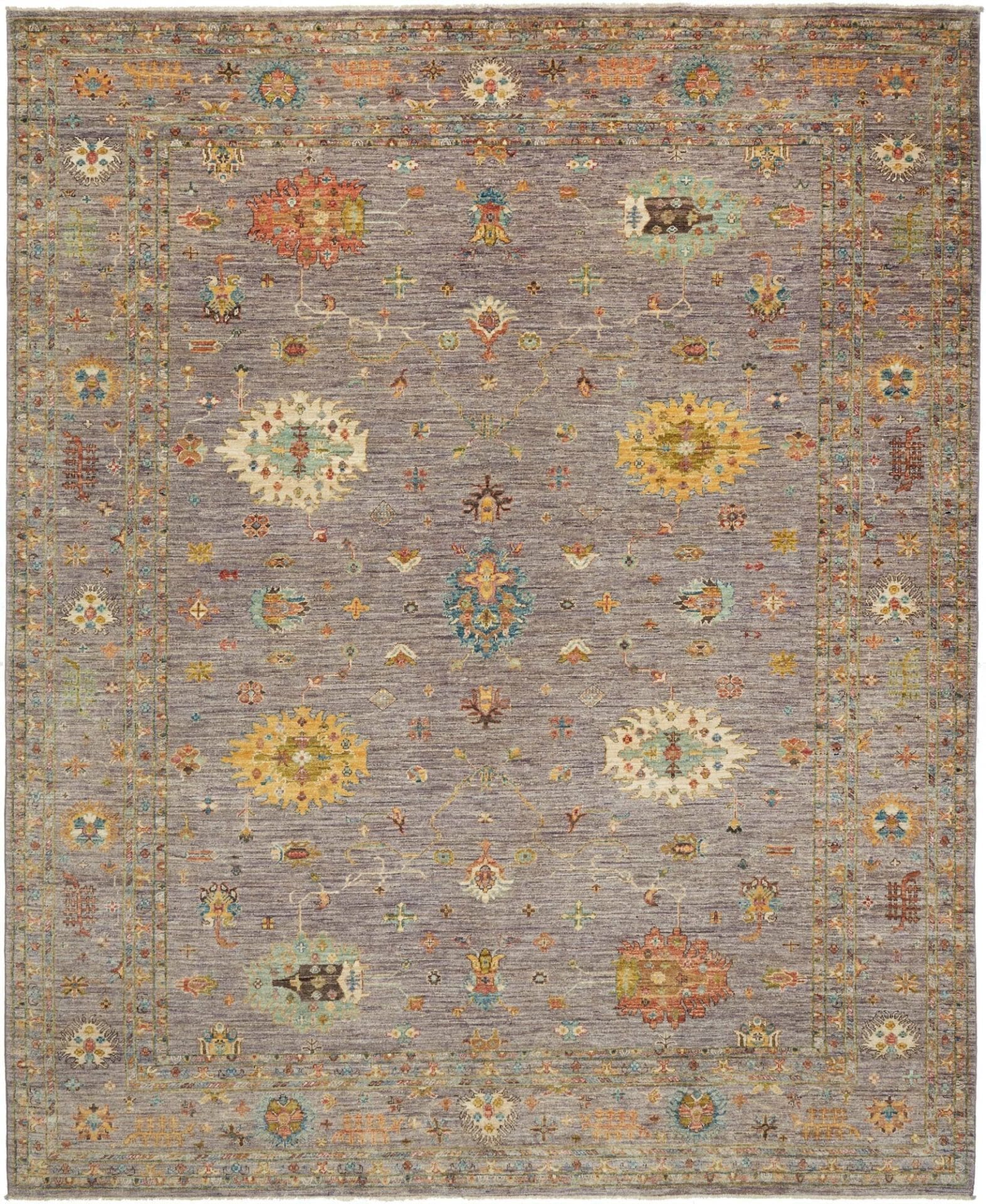 Ziegler Orientteppich 245 x 298cm, Schurwolle, handgeknüpft