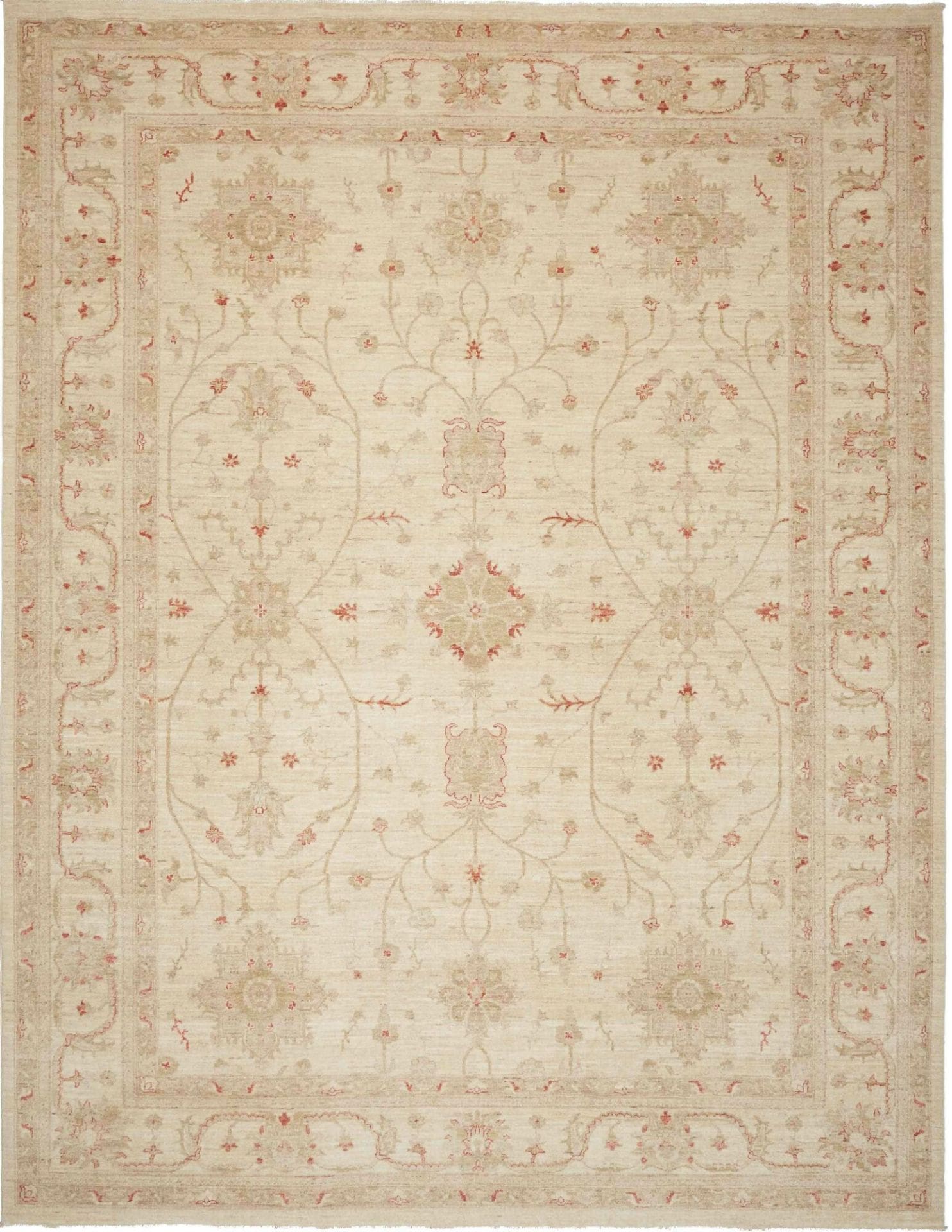 Ziegler Orientteppich 246 x 315cm, Schurwolle, handgeknüpft