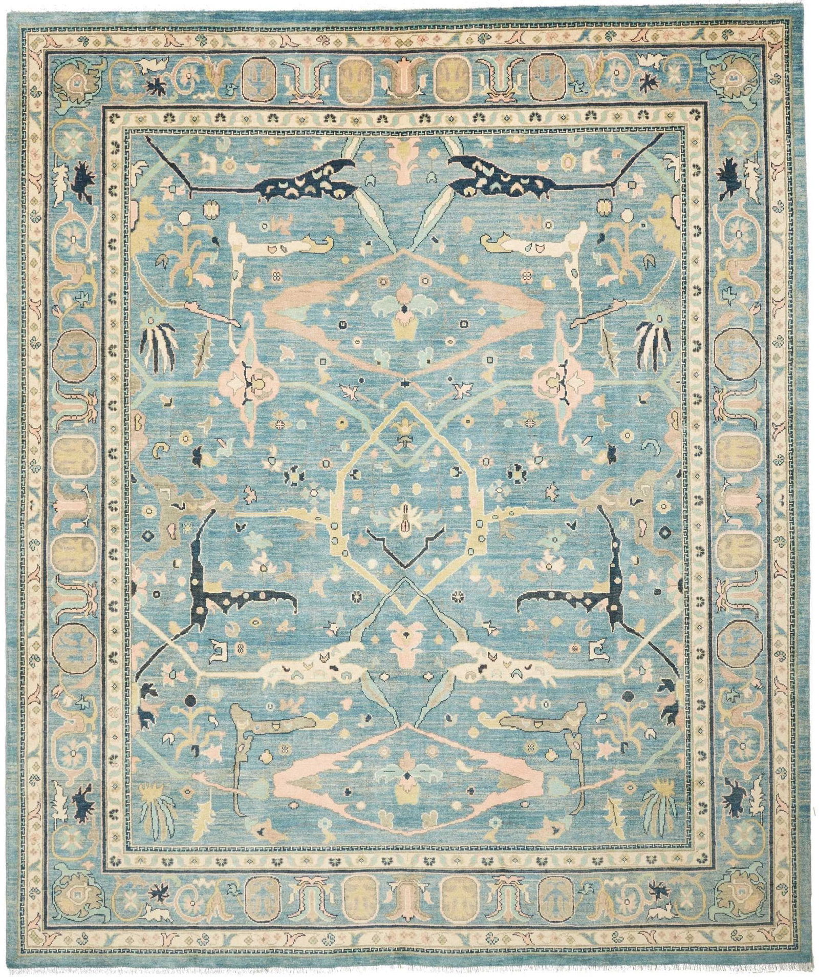 Ziegler Orientteppich 250 x 294cm, Schurwolle, handgeknüpft