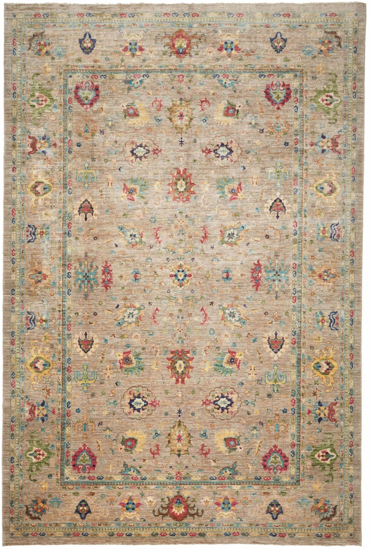 Ziegler Orientteppich 272 x 372 cm, Schurwolle, handgeknüpft