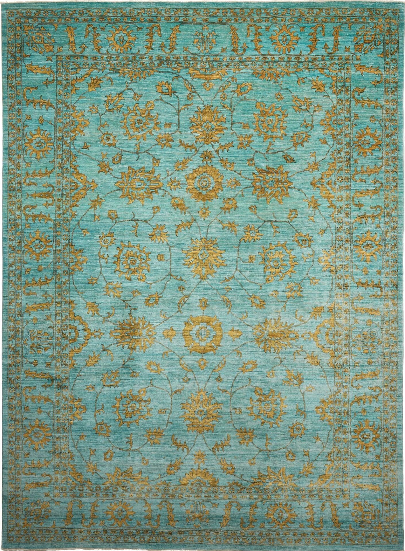 Ziegler Orientteppich 288 x 390cm aus Schurwolle, handgeknüpft