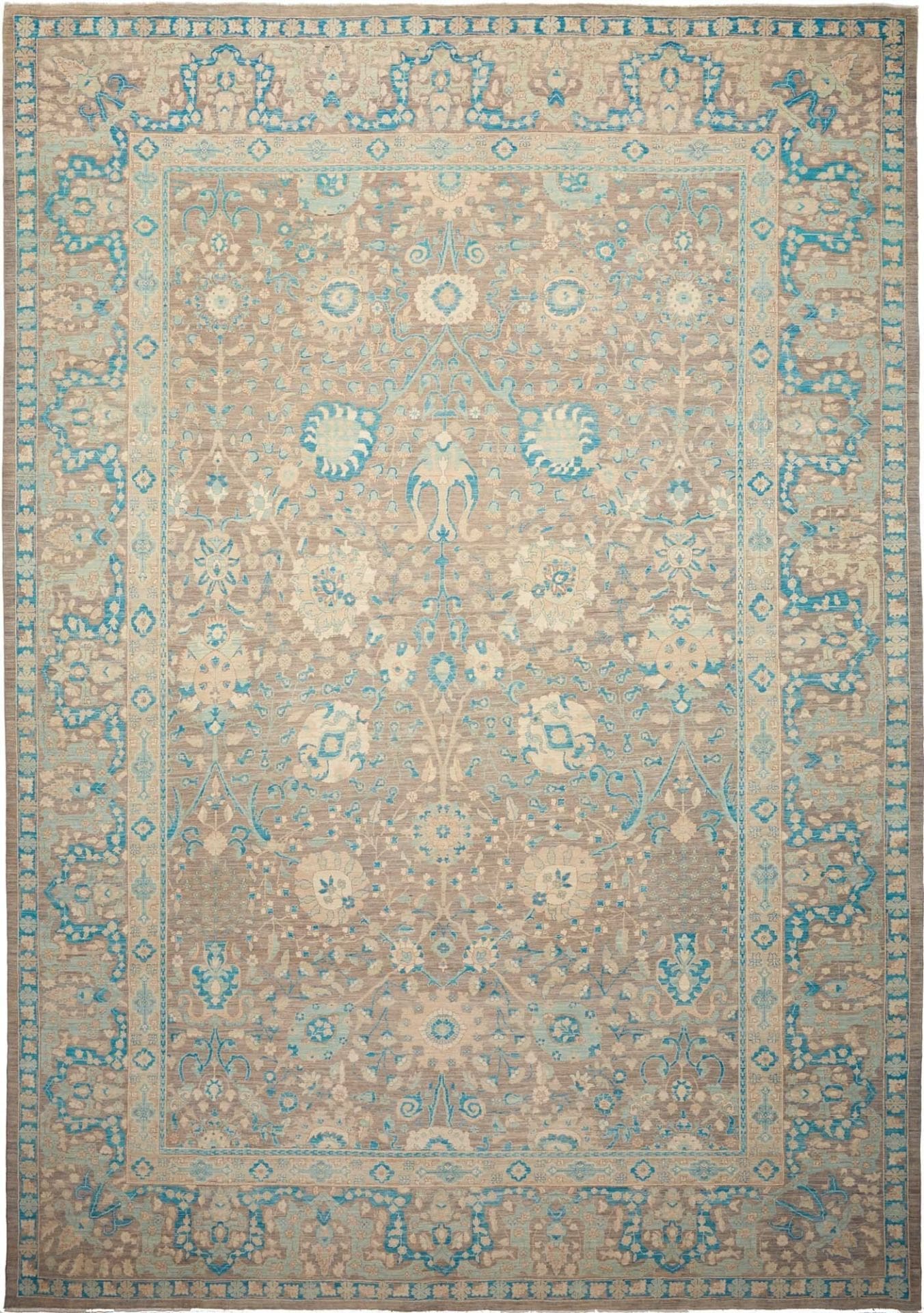 Ziegler Orientteppich 302 x 429cm, Schurwolle, handgeknüpft