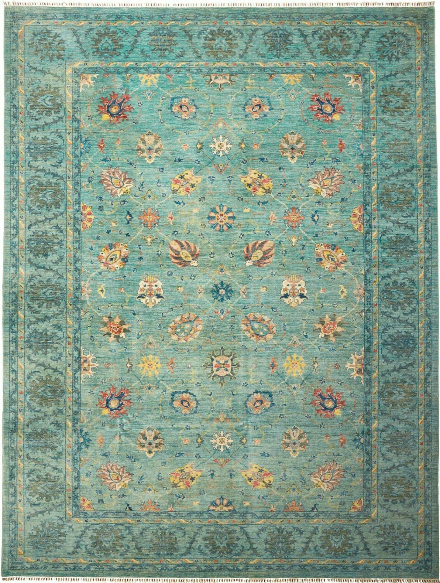 Ziegler Orientteppich 306 x 400 cm, Schurwolle, handgeknüpft