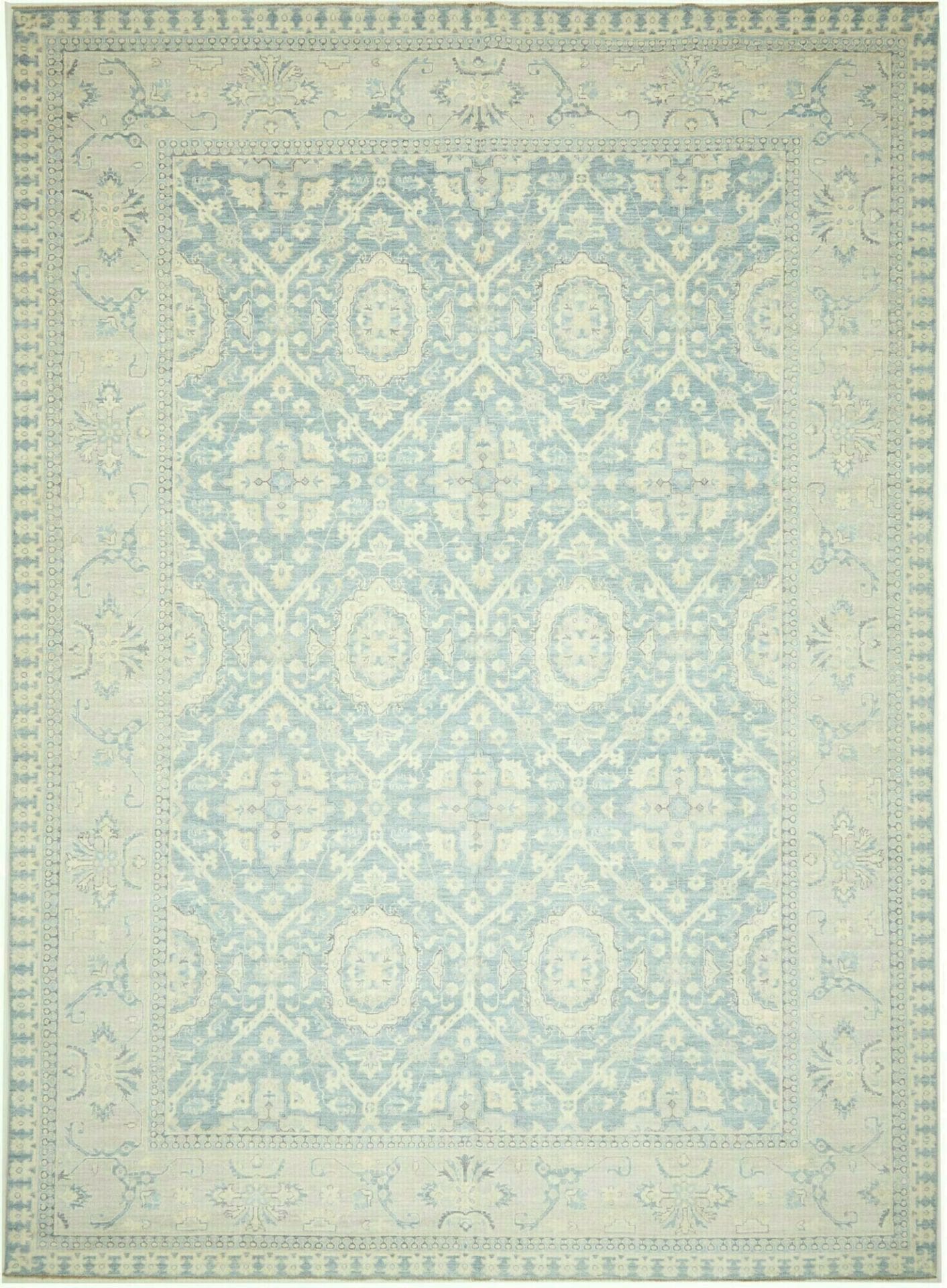 Ziegler Orientteppich 310 x 419 cm aus Schurwolle, handgeknüpft