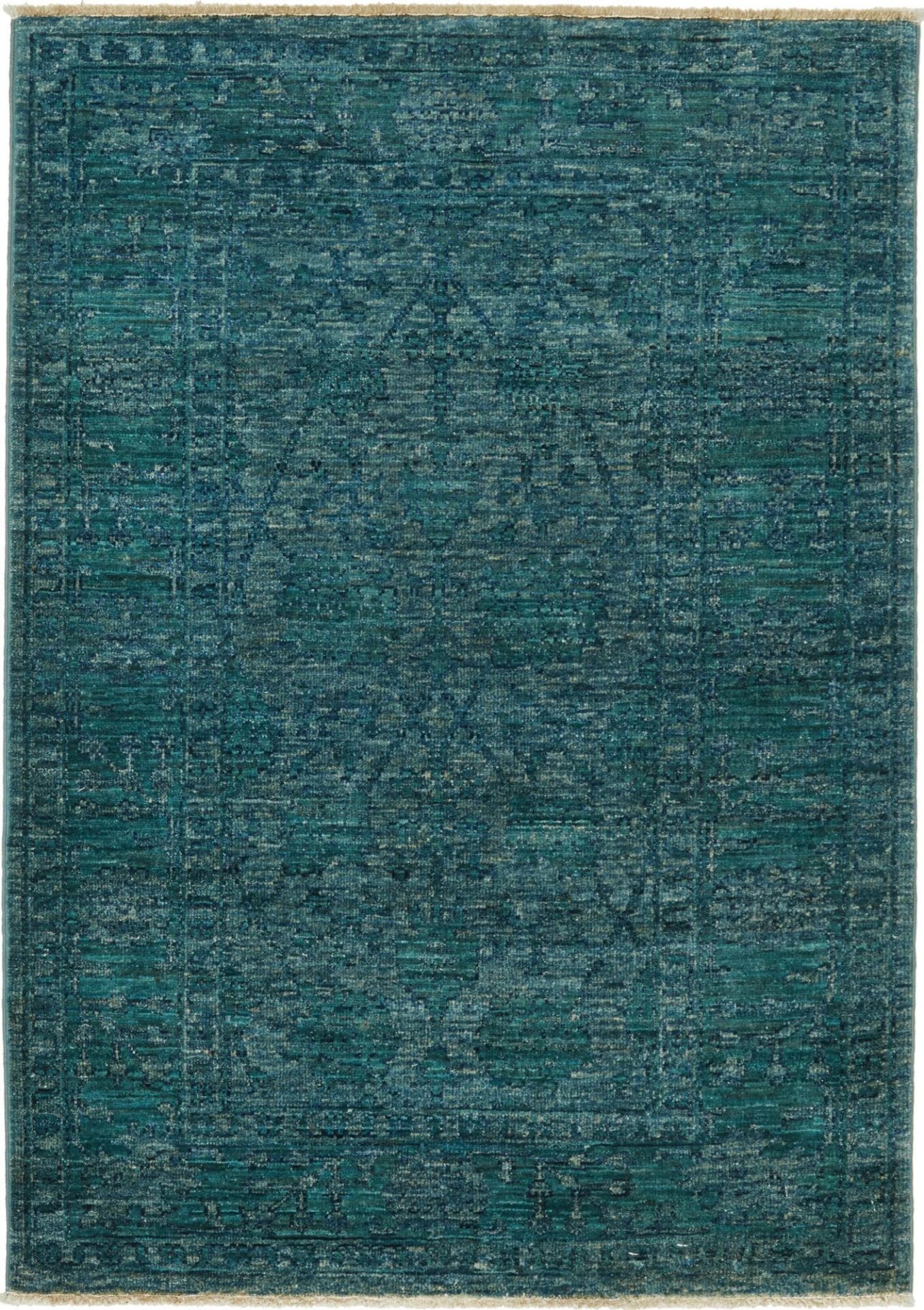 Ziegler Orientteppich 85 x 114 cm, Schurwolle, handgeknüpft