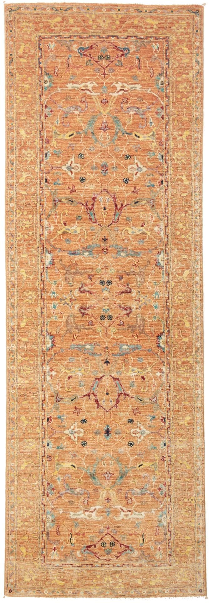 Ziegler Orientteppich 86 x 247 cm - Schurwolle, handgeknüpft