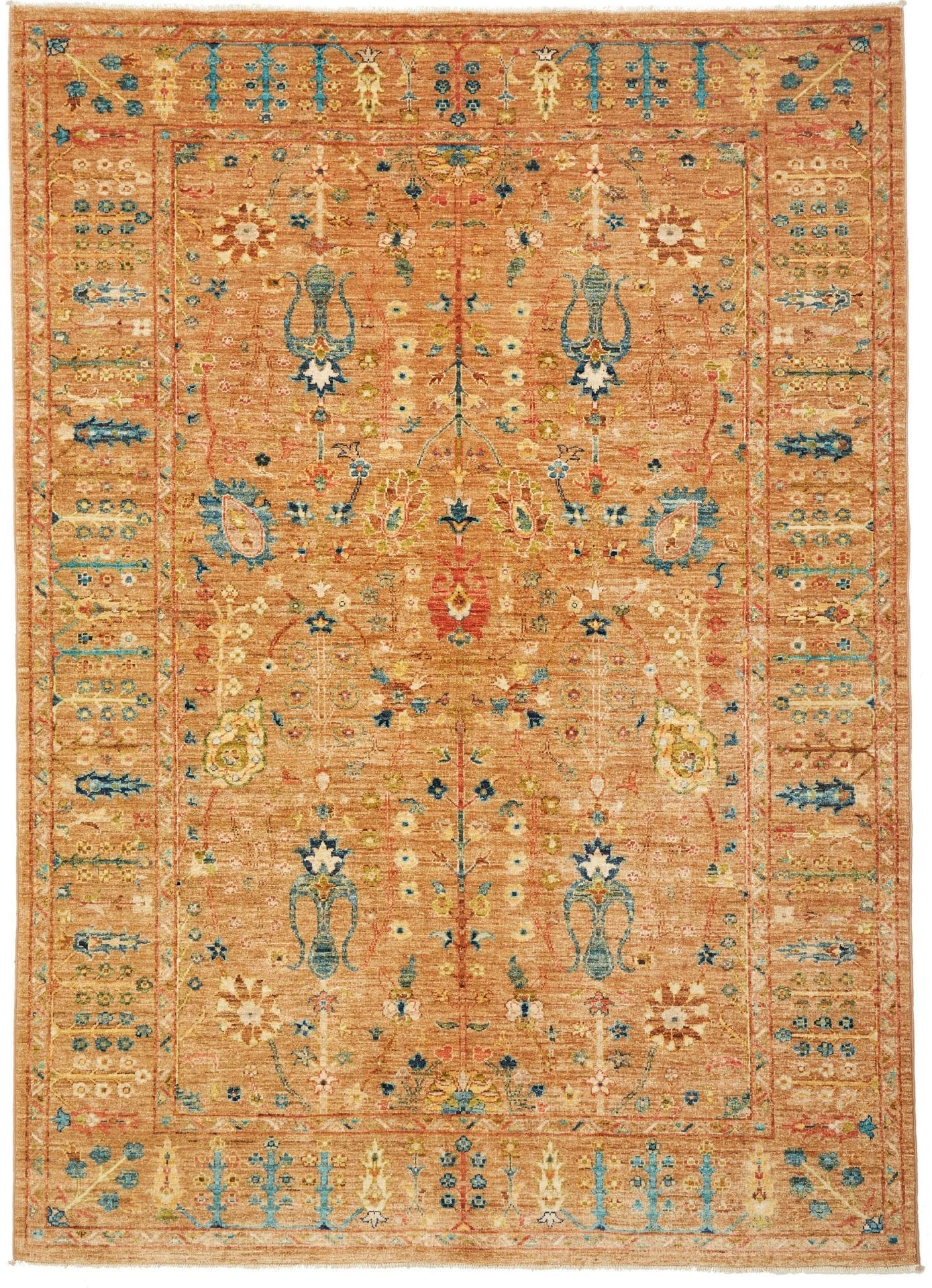 Ziegler Teppich 170 x 232 cm – Handgeknüpft, Schurwolle, Orientteppich