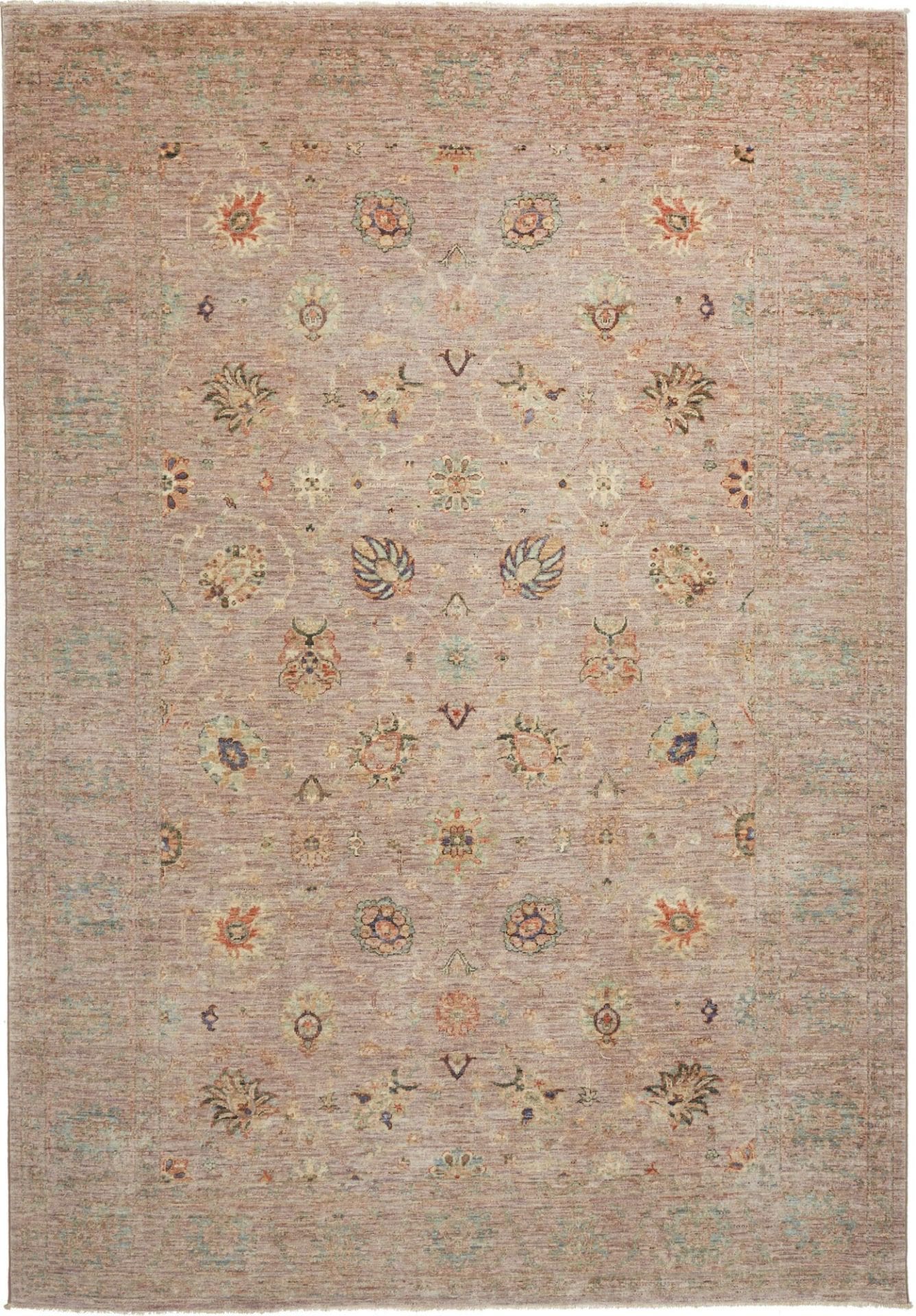 Ziegler Teppich 205 x 293 cm – Handgeknüpft aus Schurwolle