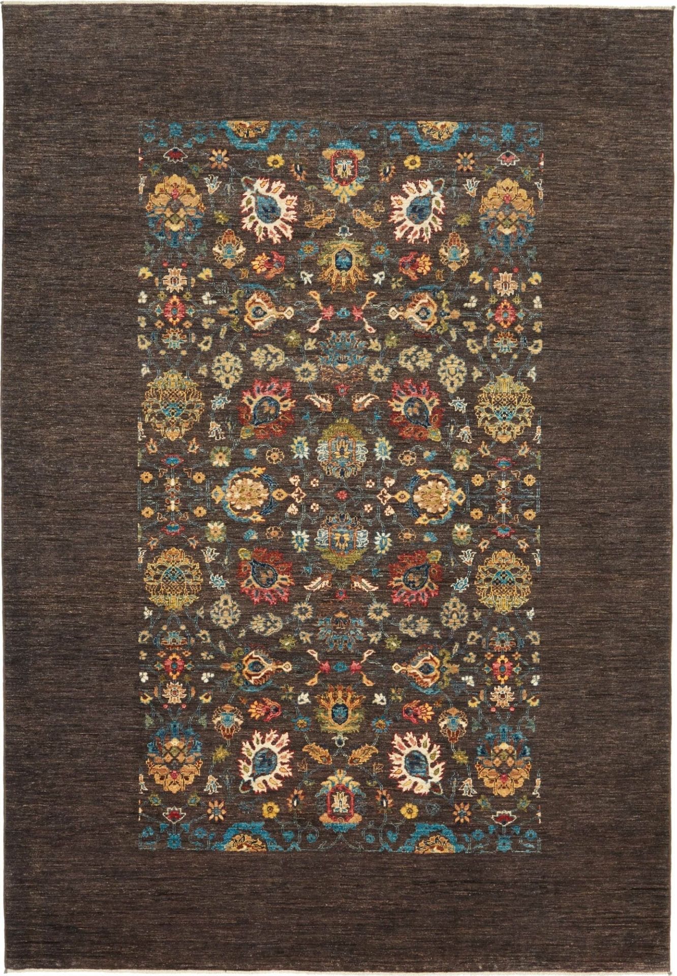 Ziegler Teppich 205 x 295cm | Schurwolle | Handgeknüpft Orientteppich