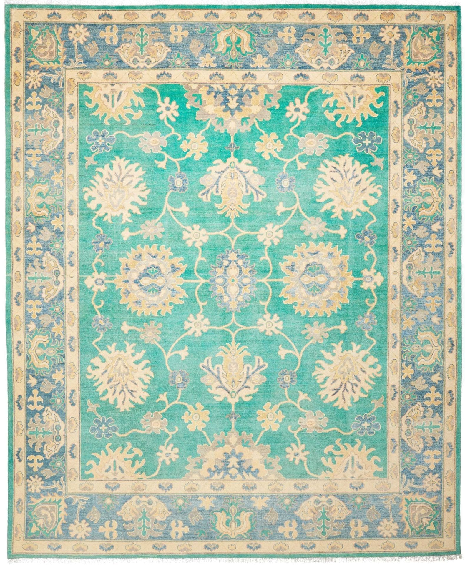 Ziegler Teppich 244 x 293cm – Schurwolle, Orientteppich handgeknüpft