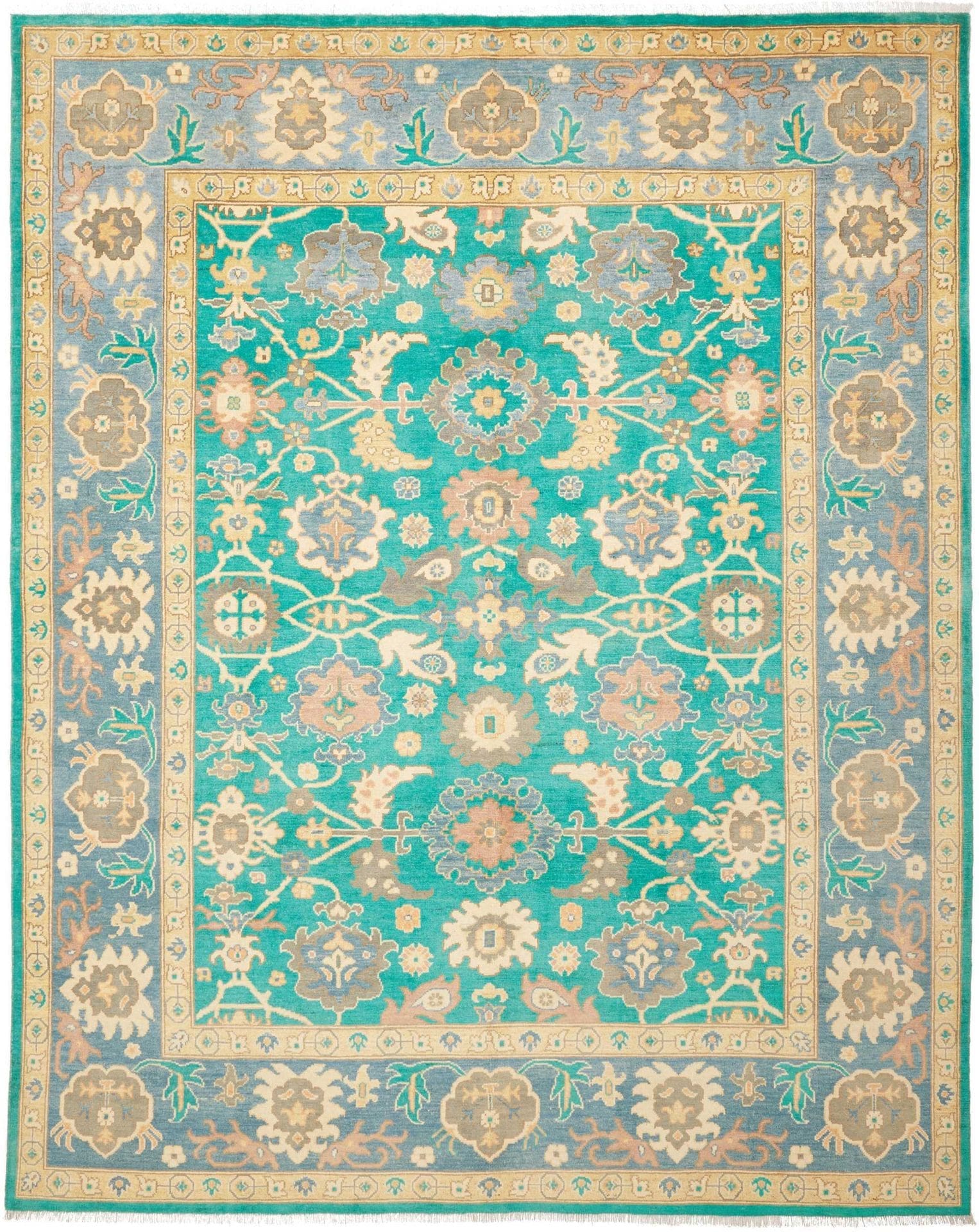 Ziegler Teppich 245 x 303cm - Schurwolle, handgeknüpft, Orientteppich H1