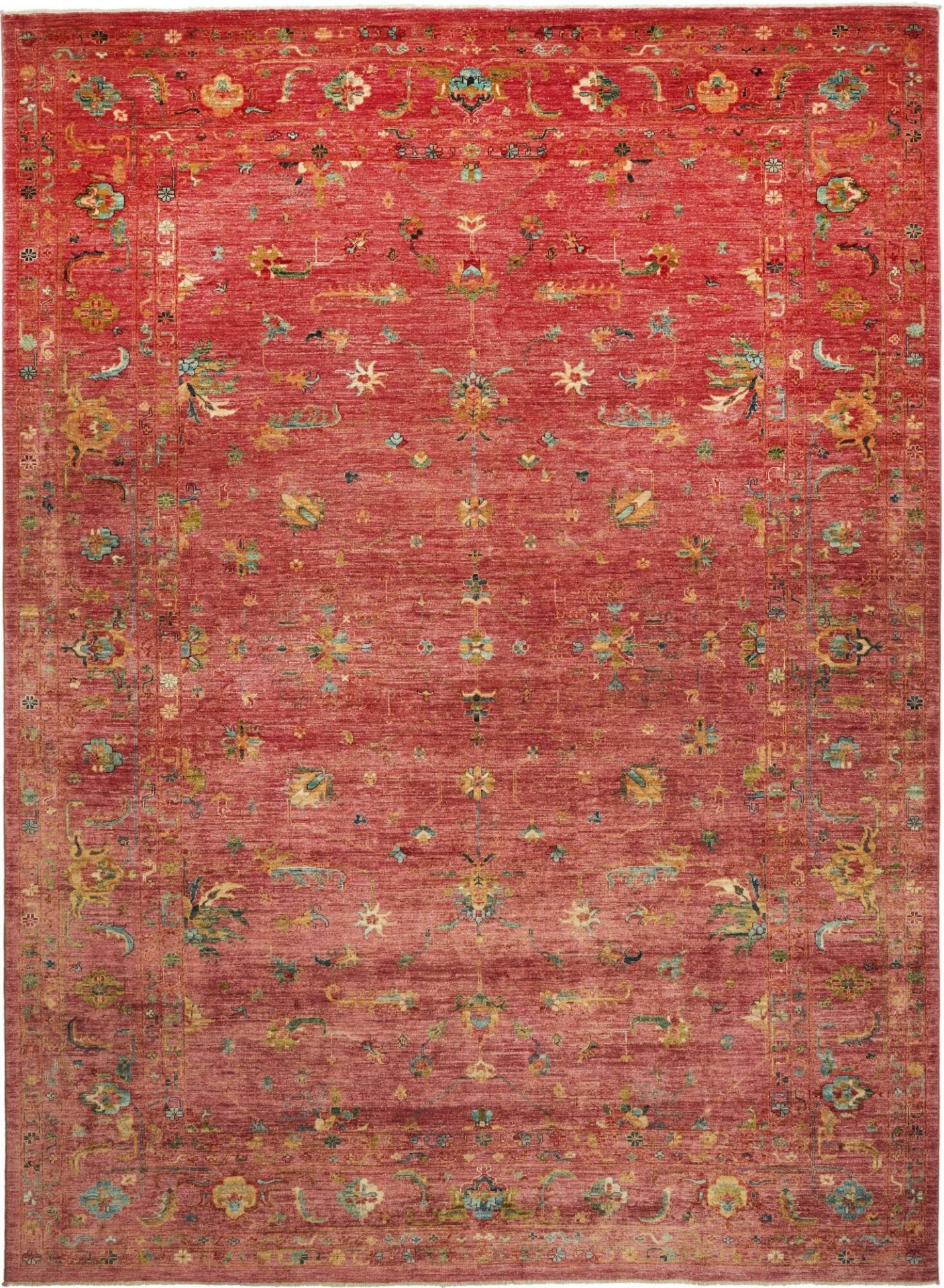 Ziegler Teppich 247 x 339cm aus Schurwolle, handgeknüpft, Orientteppich