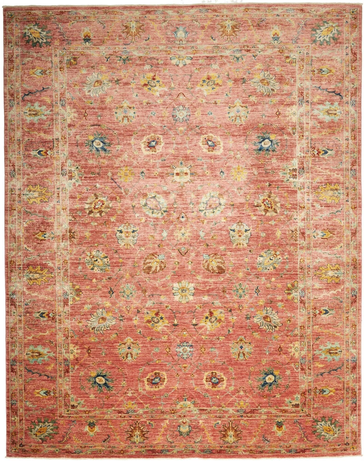 Ziegler Teppich 248 x 308cm – Schurwolle, handgeknüpft, Orientteppich