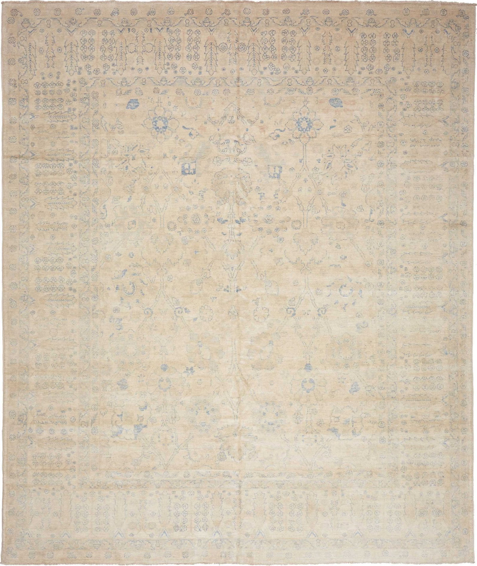 Ziegler Teppich 251 x 293cm, Schurwolle, handgeknüpft, Orientteppich