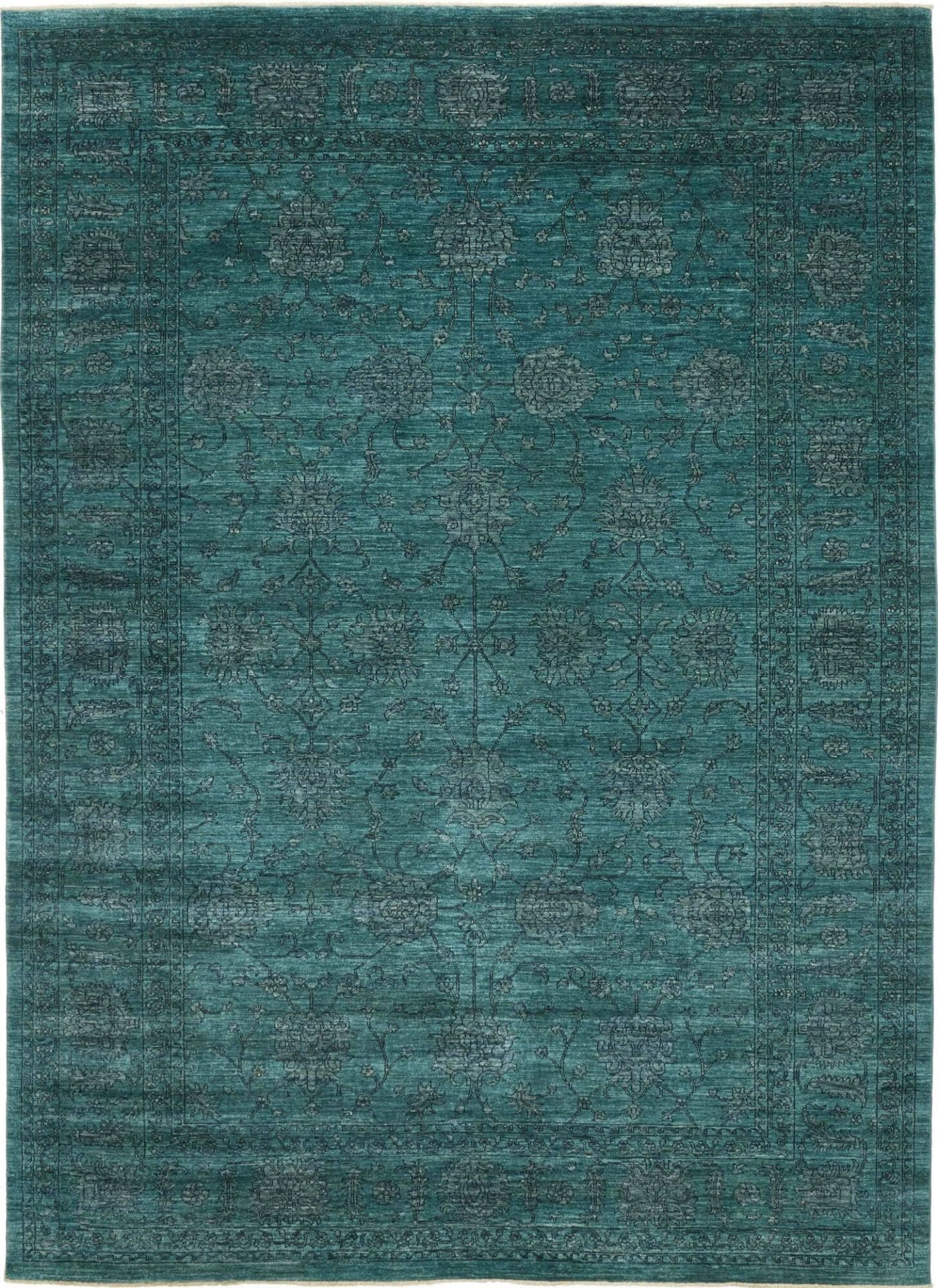 Ziegler Teppich 251 x 340 cm aus Schurwolle, handgeknüpft Orientteppich