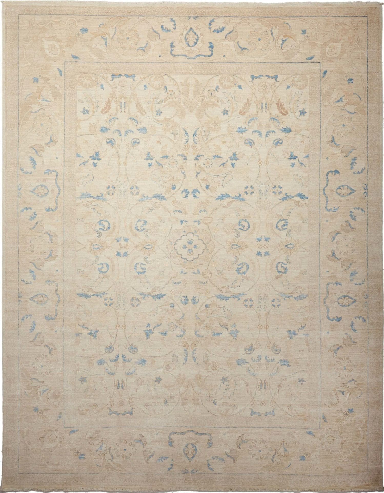 Ziegler Teppich 277 x 353 cm, Schurwolle, handgeknüpft, Orientteppich