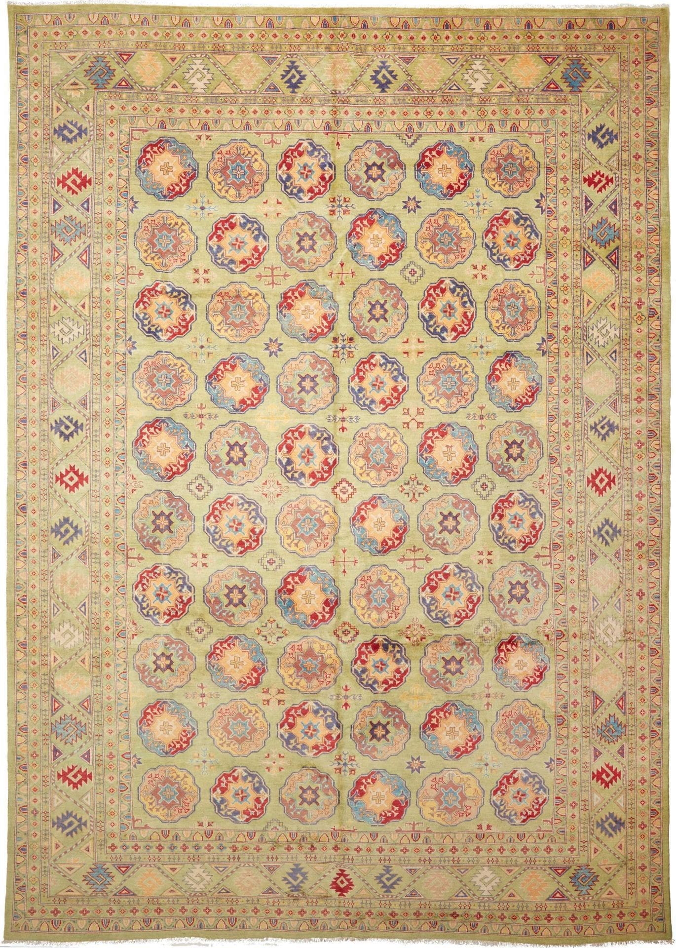 Ziegler Teppich 303 x 428cm, handgeknüpft, Schurwolle, Orientteppich