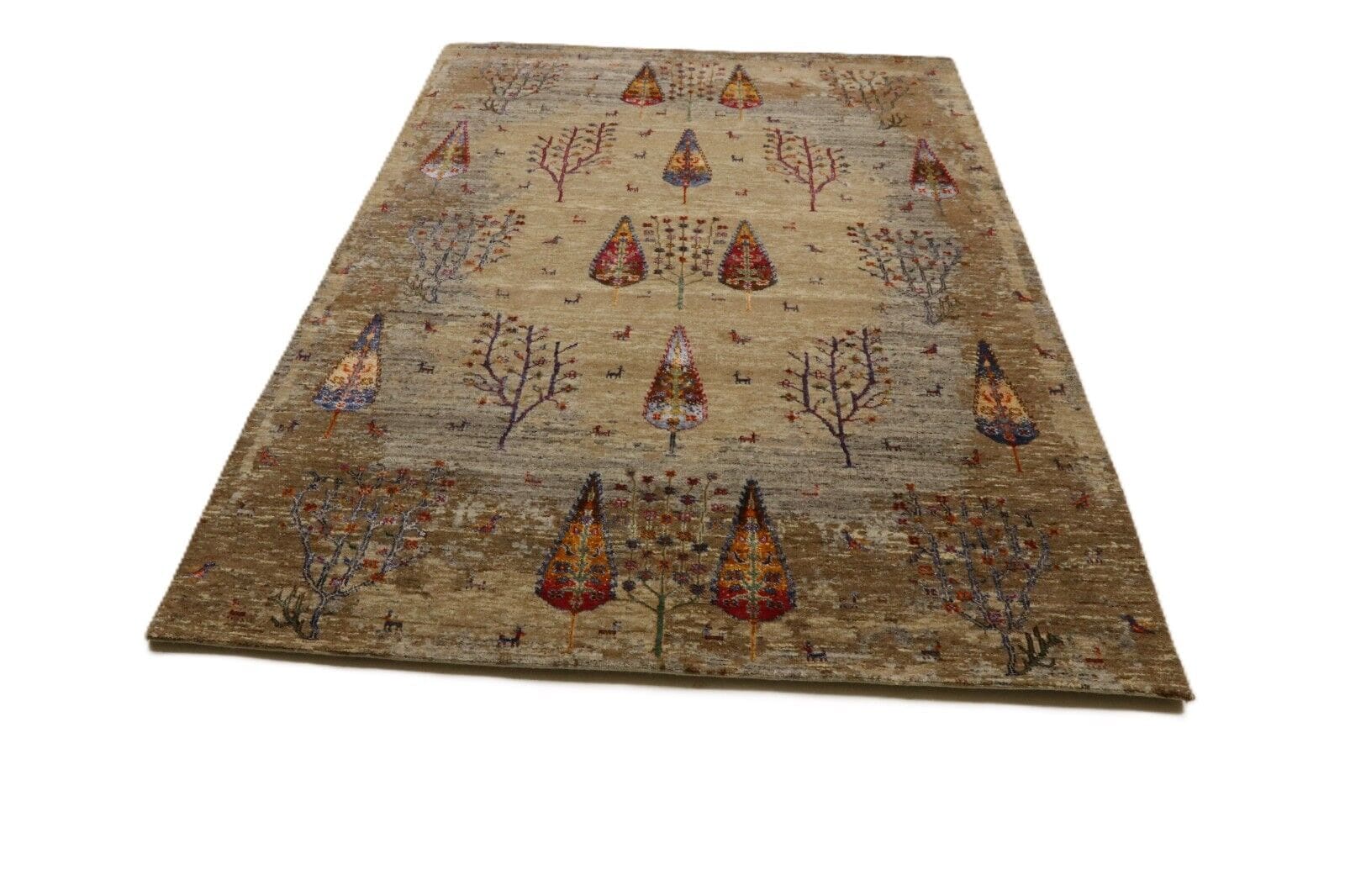 Gabbeh Loribaft Orientteppich 245 x 180 cm, 200.000 Knoten, handgeknüpft