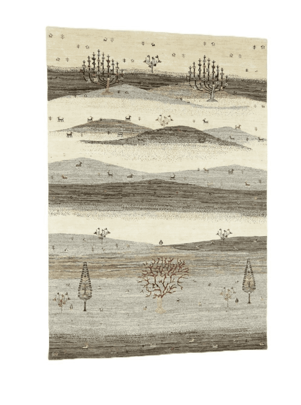 Gabbeh Loribaft Orientteppich 250 x 171 cm, 250.000 Knoten, handgeknüpft