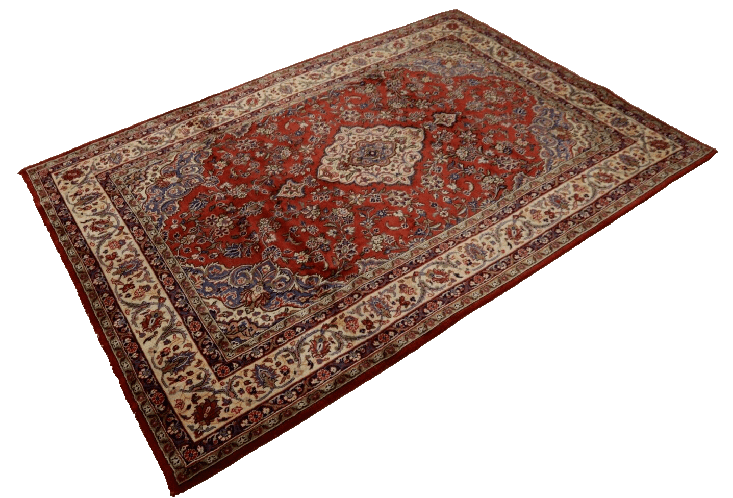 Handgeknüpfter Perser Orientteppich Hamadan 327 x 221 cm, 200.000 Knoten