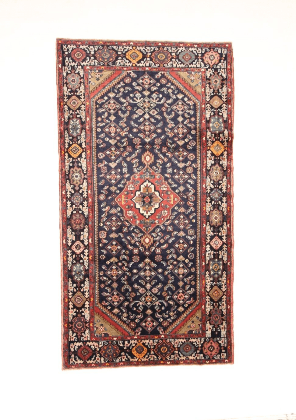 Handgeknüpfter Perser Teppich Hamadan 319 x 173 cm, 160.000 Knoten