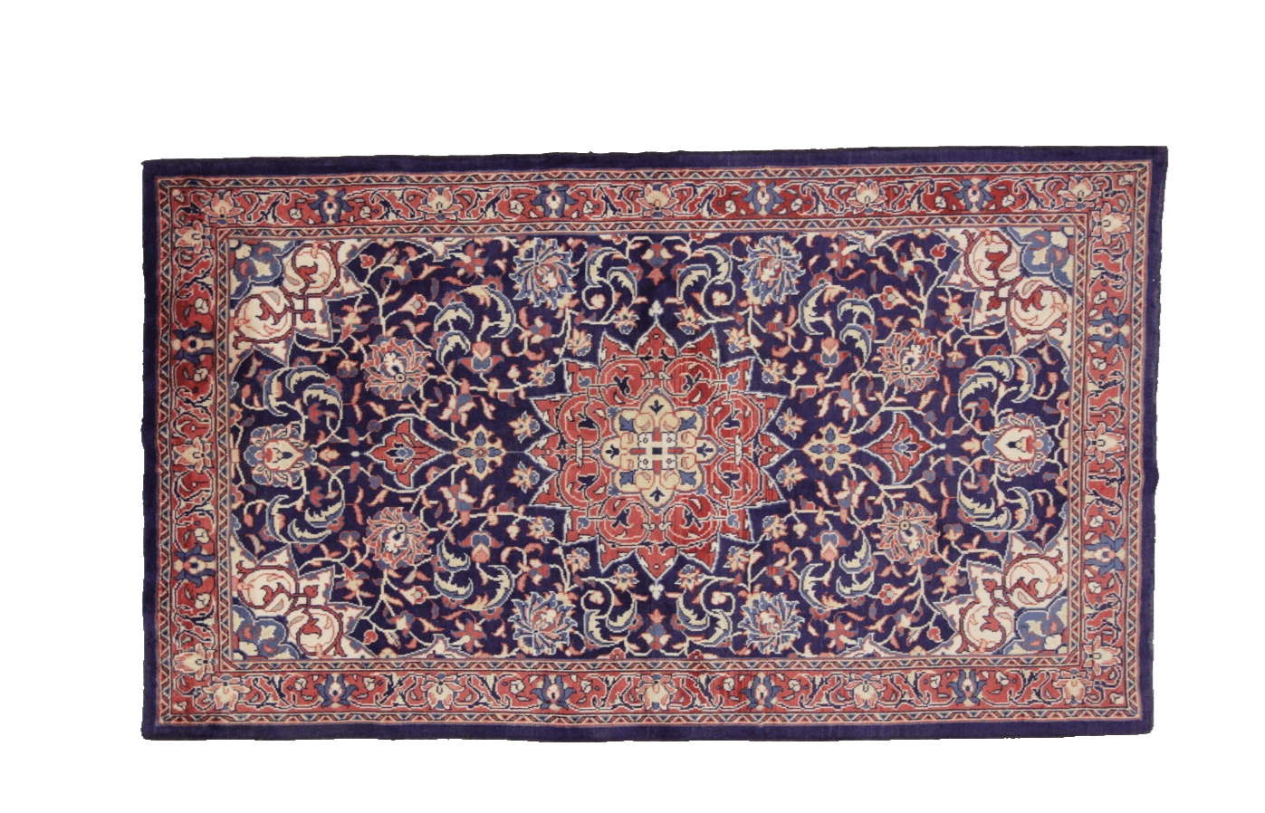 Handgeknüpfter Perserteppich Sarough 222 x 131 cm, 2.500.000 Knoten