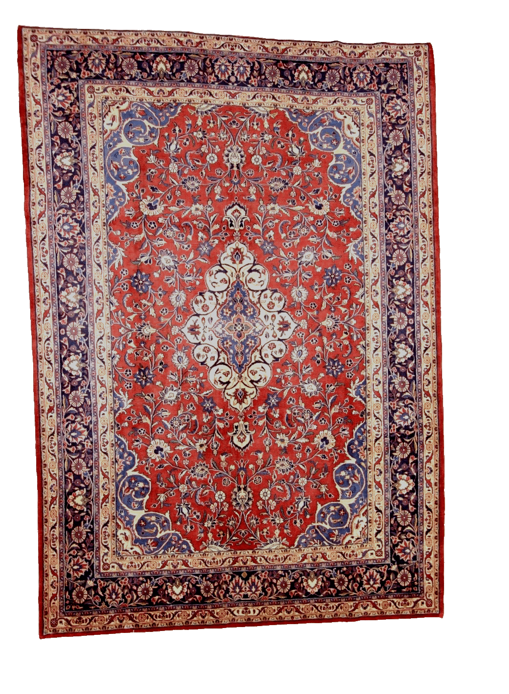 Handgeknüpfter Perserteppich Sarough 312 x 216 cm, 250.000 Knoten, Neu