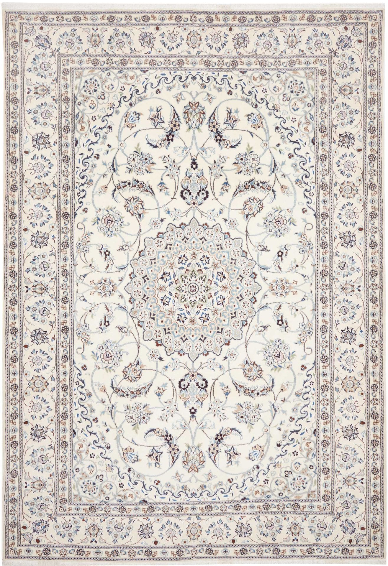 Nain Teppich 243 x 346 cm | Exklusive Schurwolle | Handgeknüpft