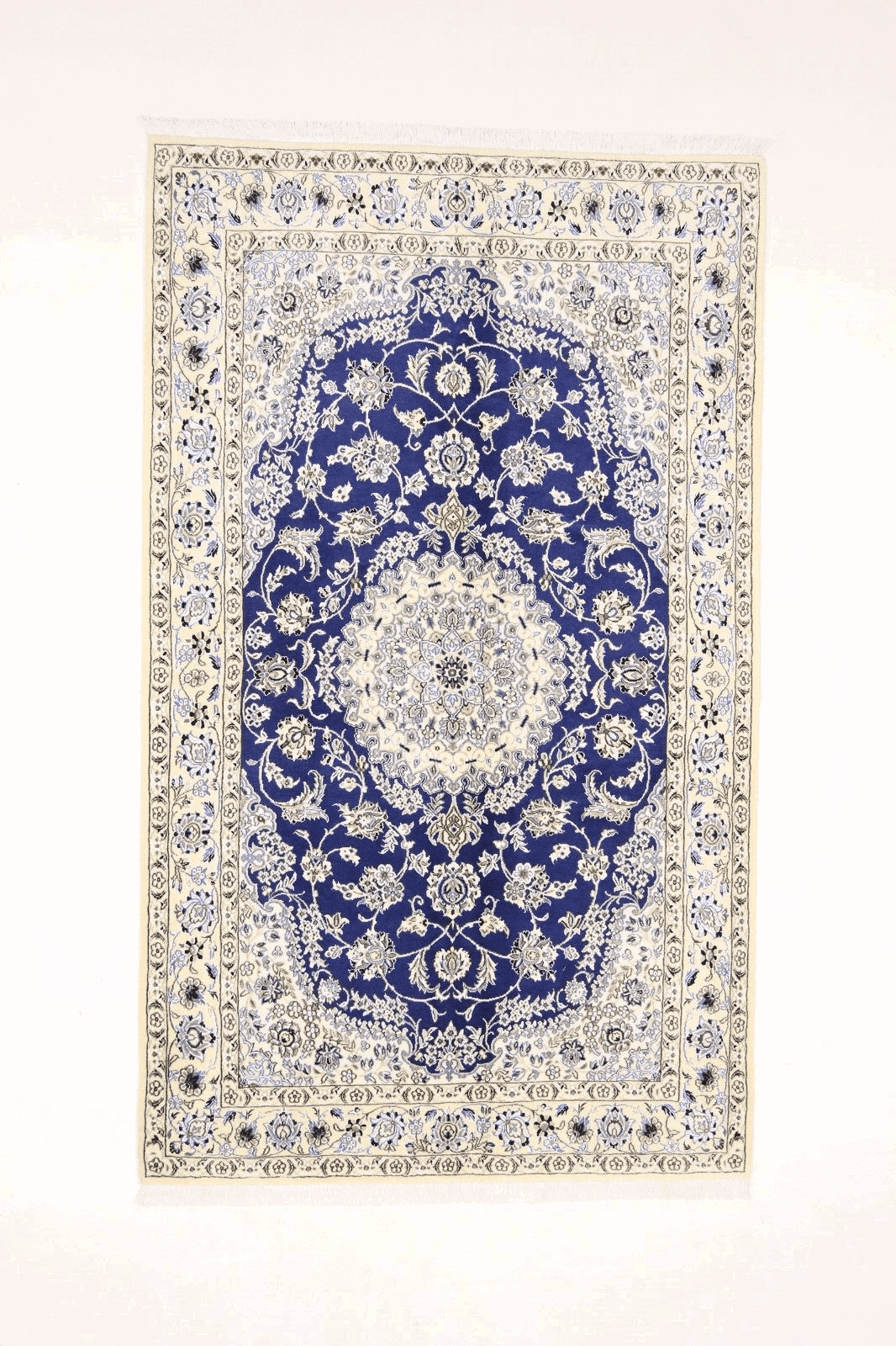 Orientteppich 246x147 cm, 500.000 Knoten, handgeknüpft, Perserteppich