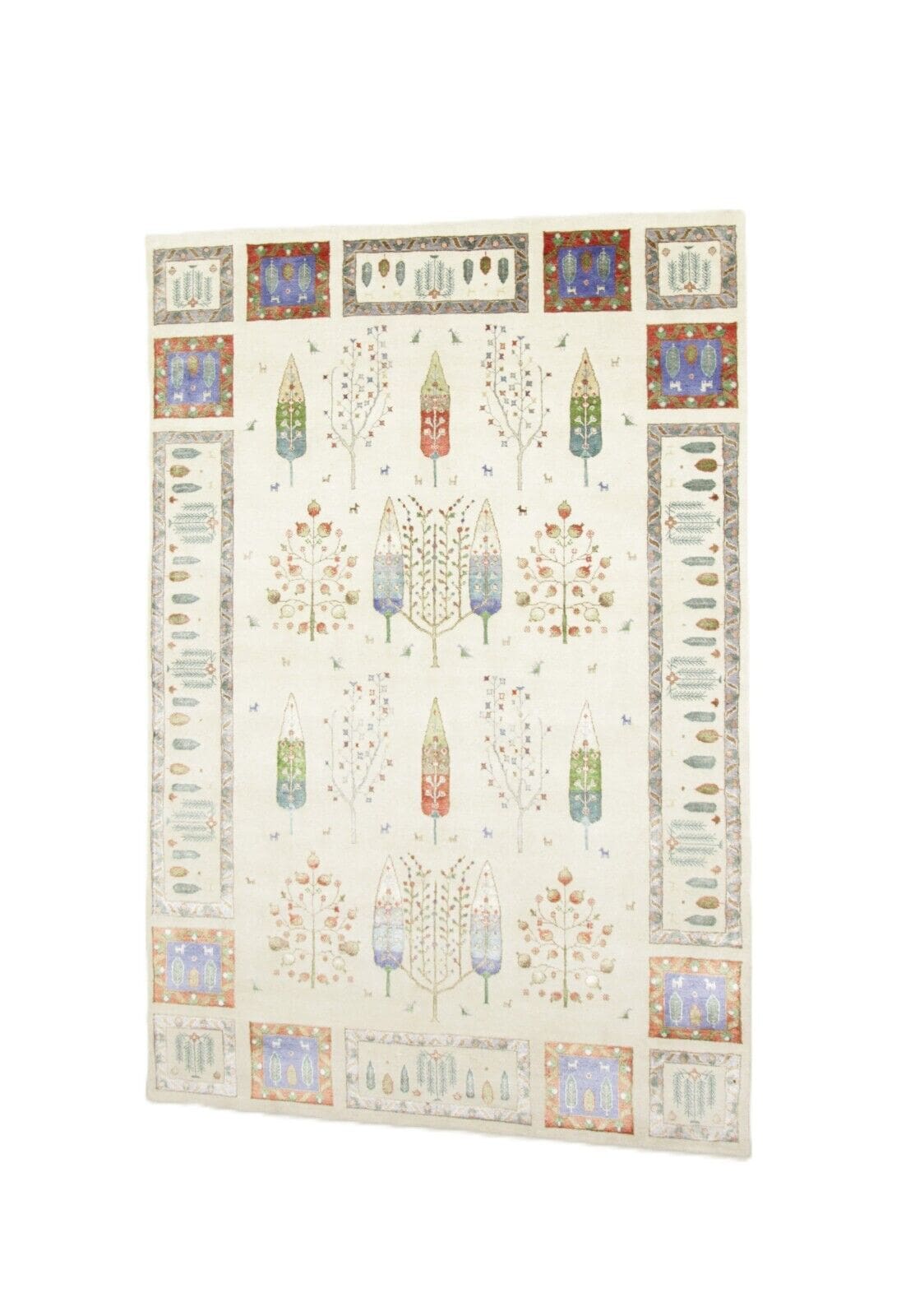 Orientteppich 305 x 202 cm, Handgeknüpft, 200.000 Knoten/m², Neu