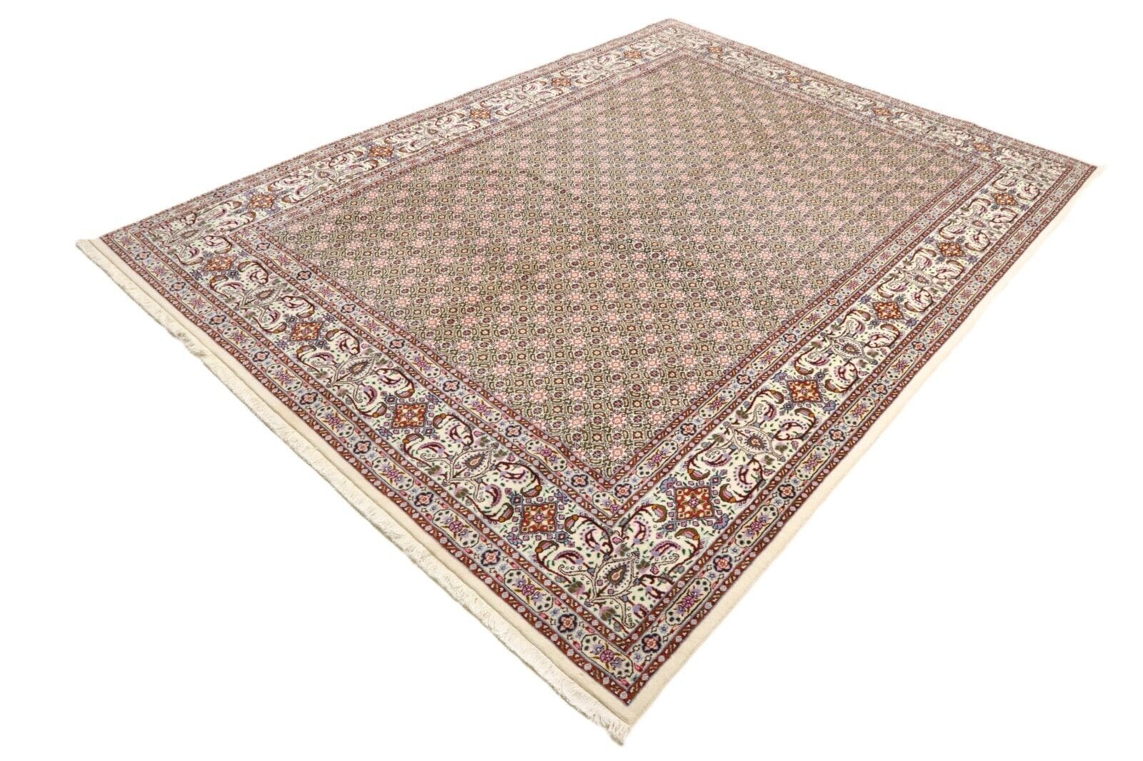 Orientteppich Moud 332 x 248 cm, 400.000 Knoten, Perserteppich, handgeknüpft