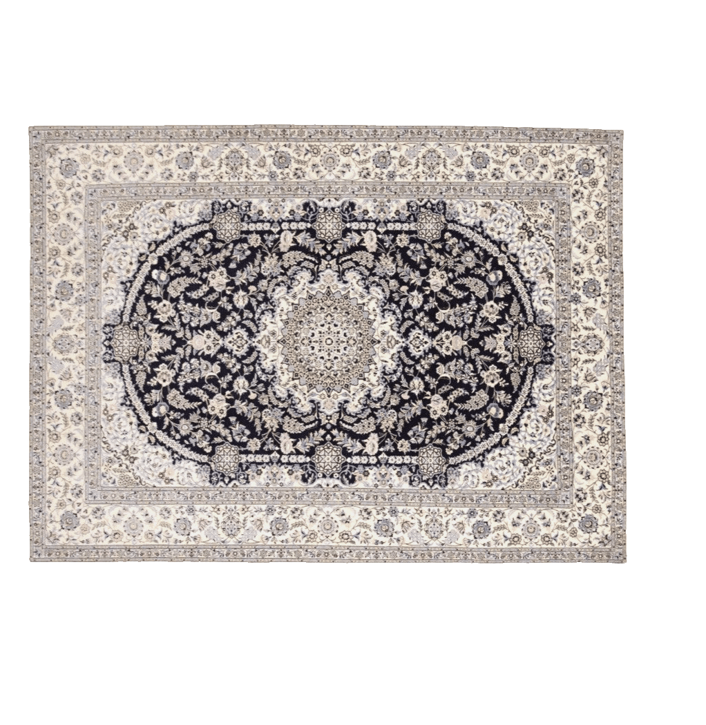 Orientteppich Nain 6 La 236 x 174 cm, Handgeknüpft, Top Qualität