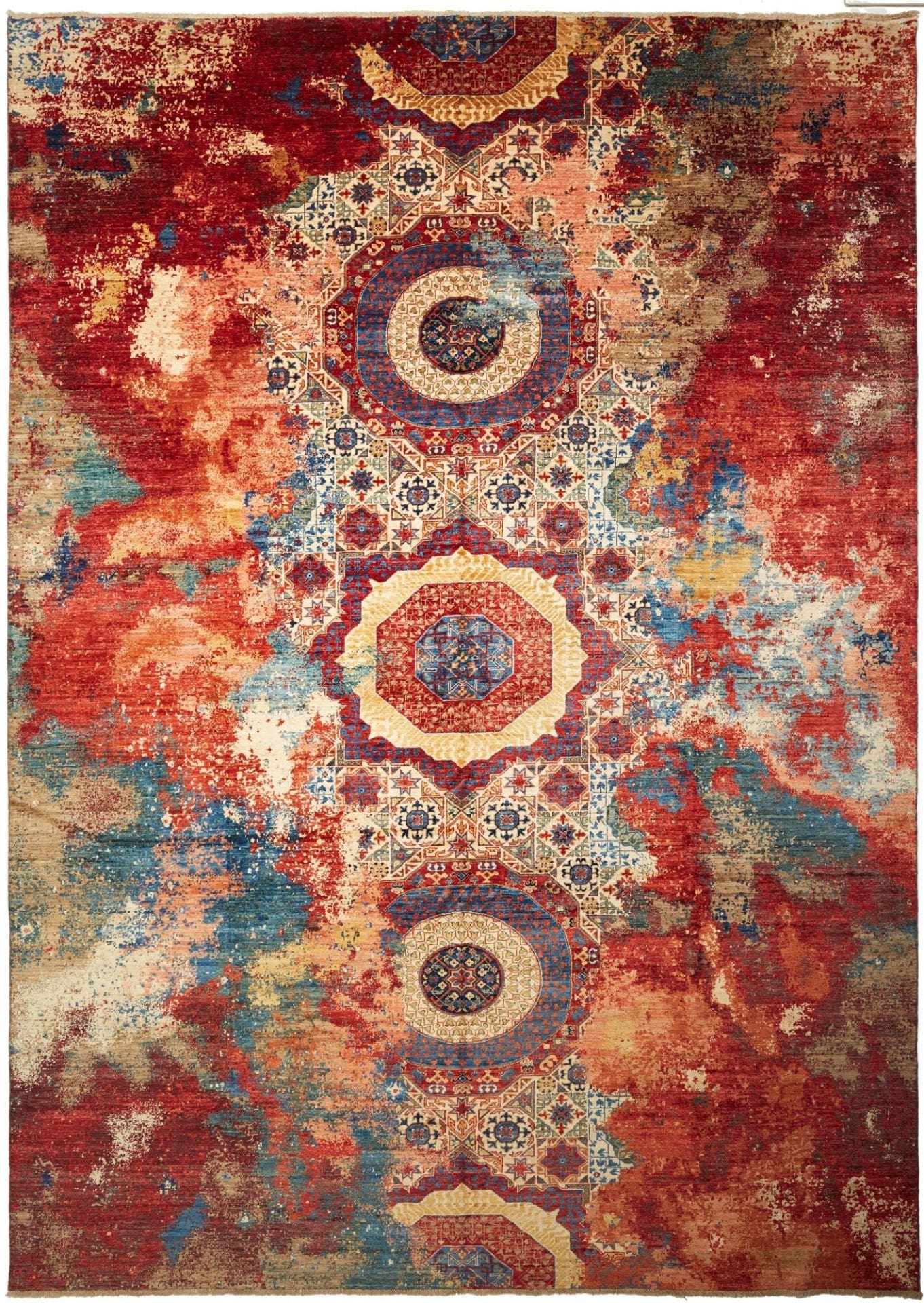 Orientteppich Neo 303 x 420cm aus Hochlandwolle, handgeknüpft