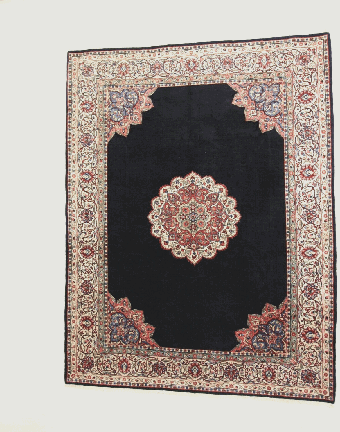 Orientteppich Sarough 317x241 cm, 250.000 Knoten, handgeknüpft