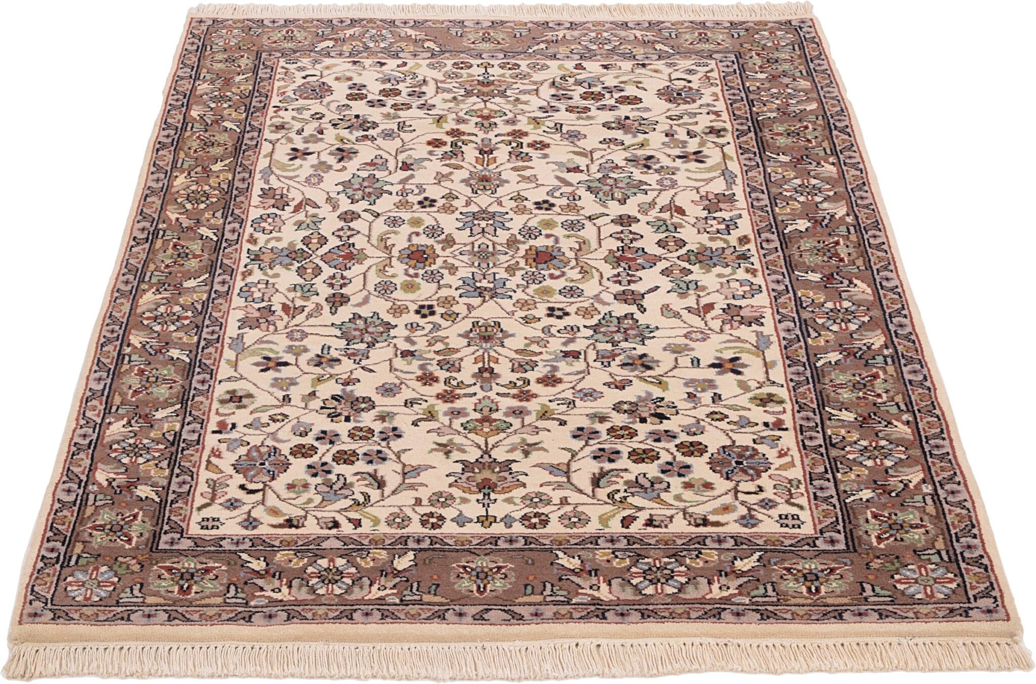 Orientteppich Sarouk 182x124 cm, handgeknüpft, klassisch, rot