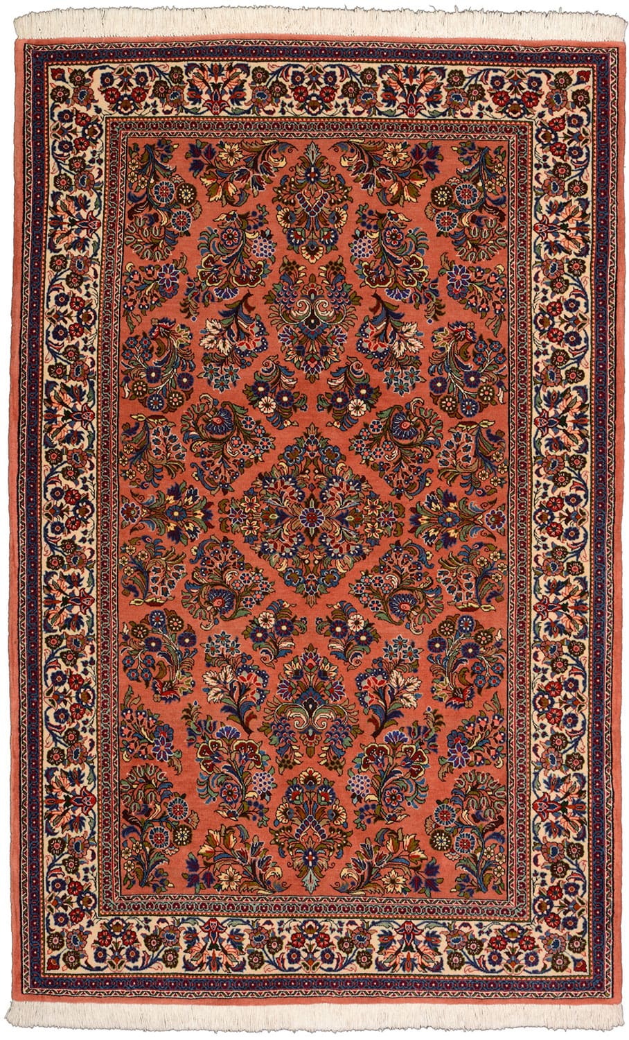 Orientteppich Sarouk 209x133 cm – Handgeknüpft, Traditionell