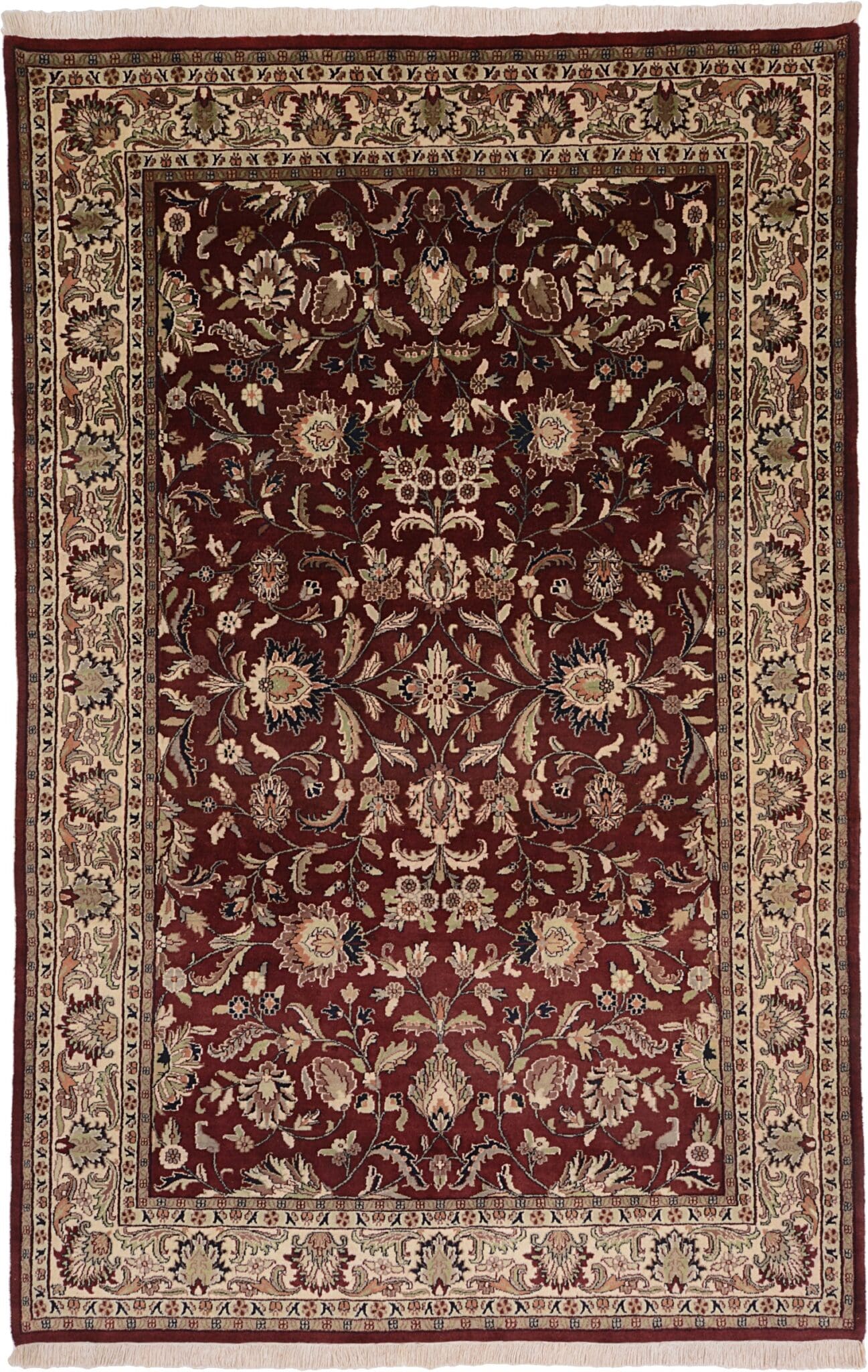 Orientteppich Sarouk 279x183 cm | Handgeknüpft, klassisches Design