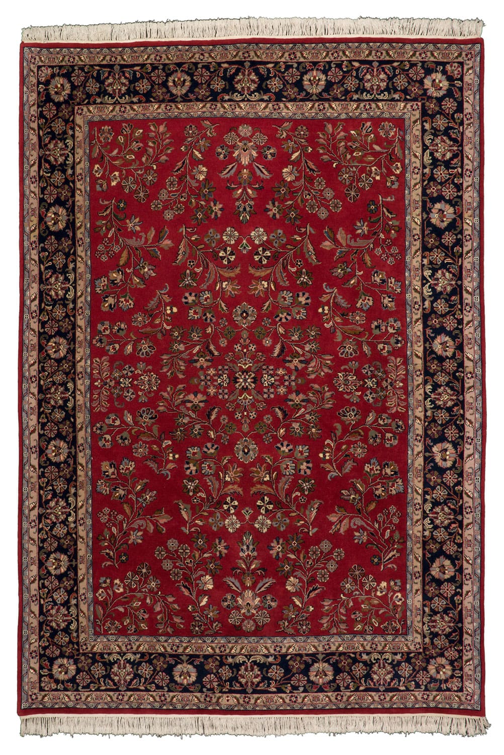 Orientteppich Sarouk 307x213 cm – Handgeknüpft, Elegant und Farbig