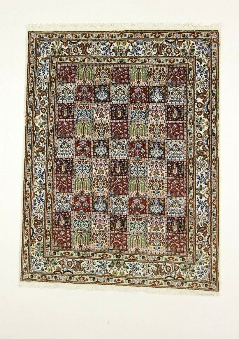 Orientteppich Super Moud 197 x 151 cm, 400000 Knoten, handgeknüpft