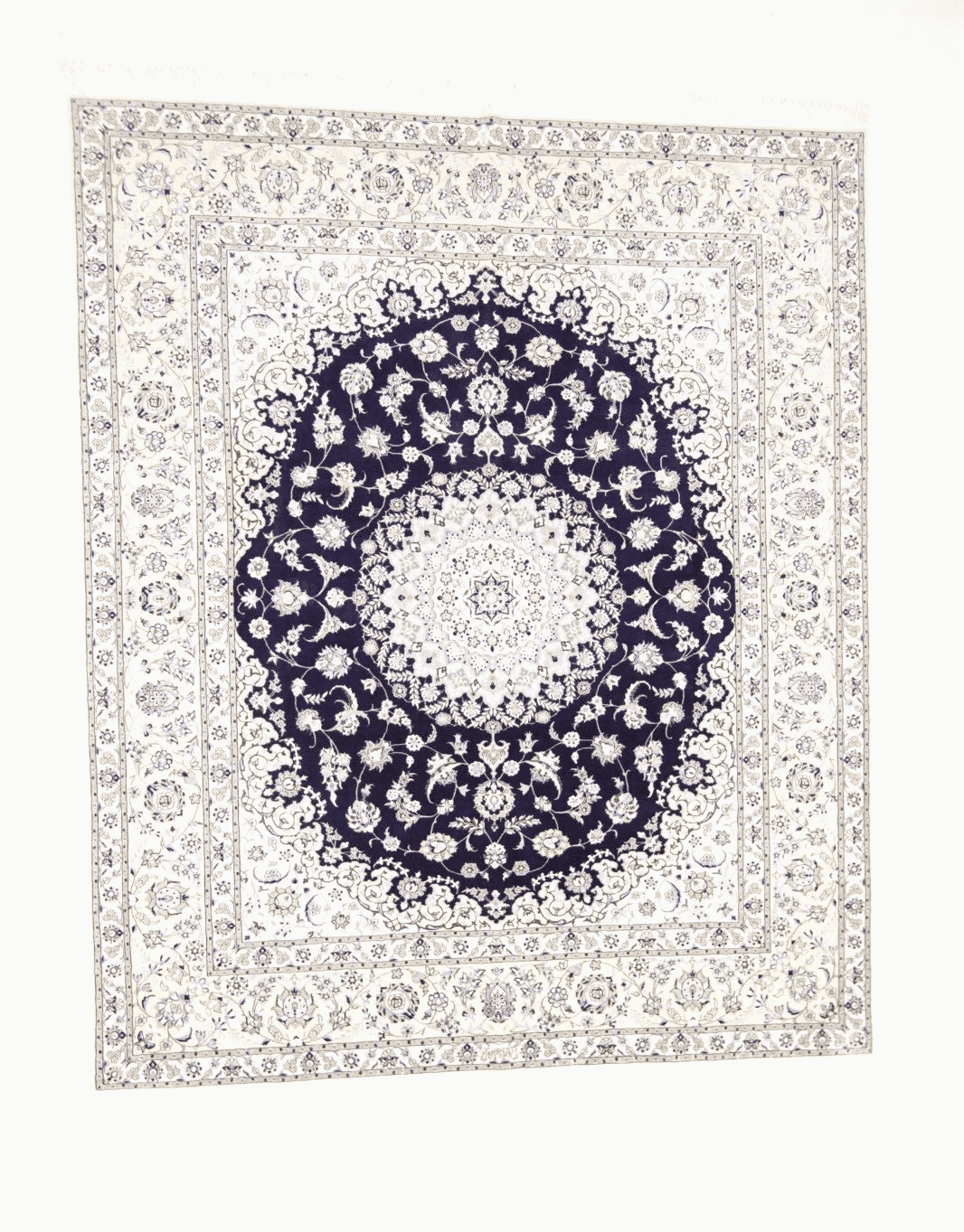 Orientteppich Super Nain 6 La 250x207cm, 850.000 Knoten, handgeknüpft