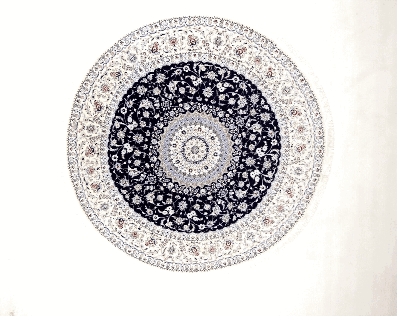 Orientteppich Super Nain 6 La 252 x 251 cm, Handgeknüpft, Persien