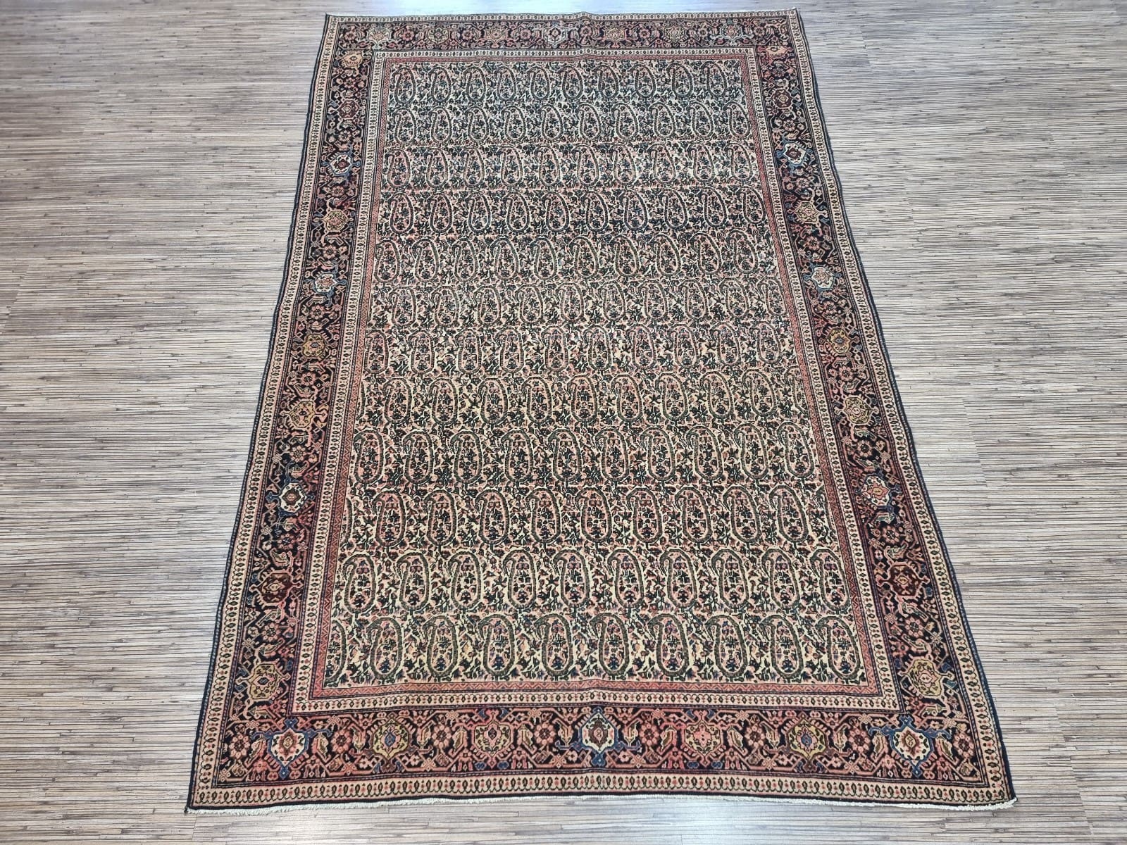 Original Antiker Persischer Ferahan 198x131 cm - handgeknüpft