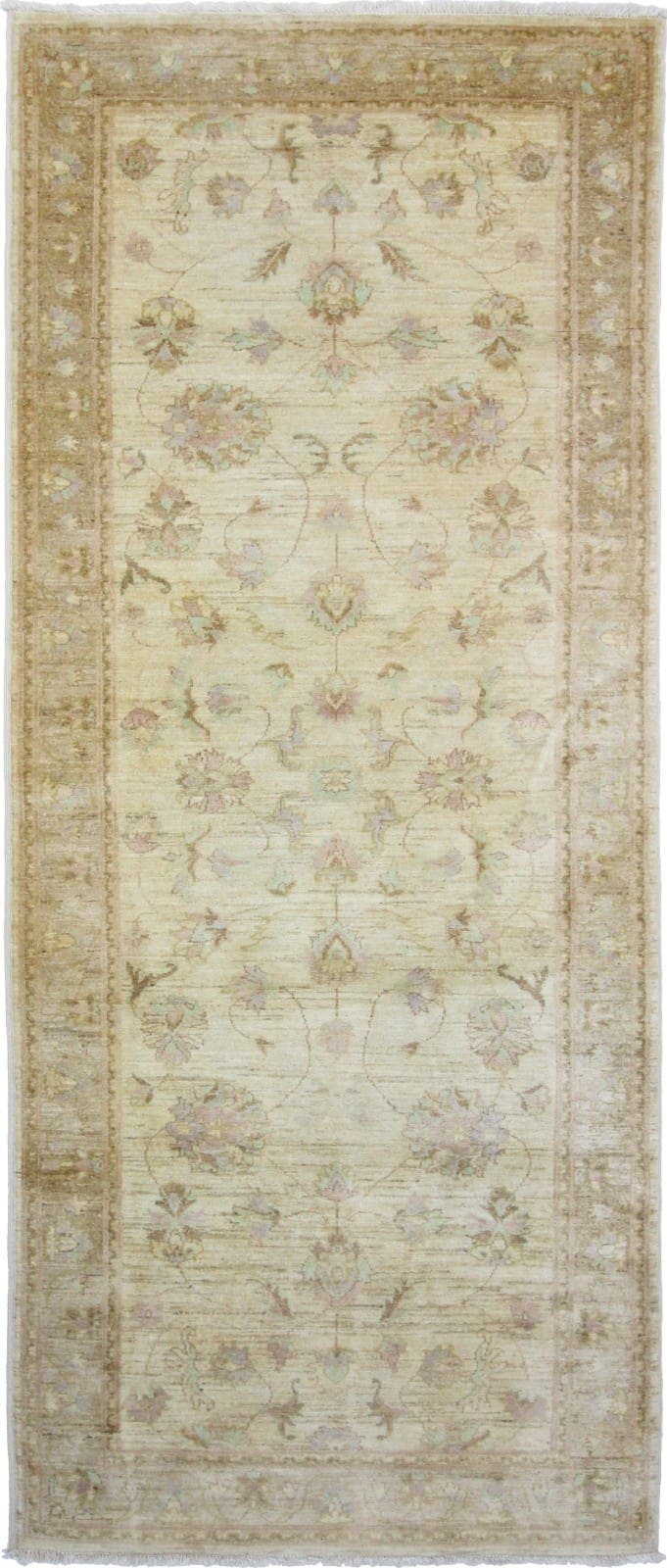 Original Pakistan Teppich Ziegler 307 x 126 cm, handgeknüpft