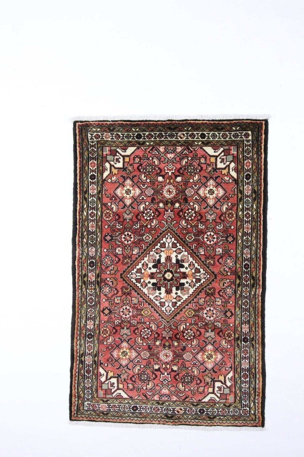 Perser Orientteppich Hamadan 167 x 108 cm, 160000 Knoten, handgeknüpft