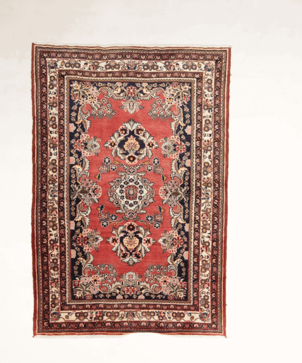 Perser Orientteppich Hamadan 207x138 cm, 160000 Knoten, handgeknüpft