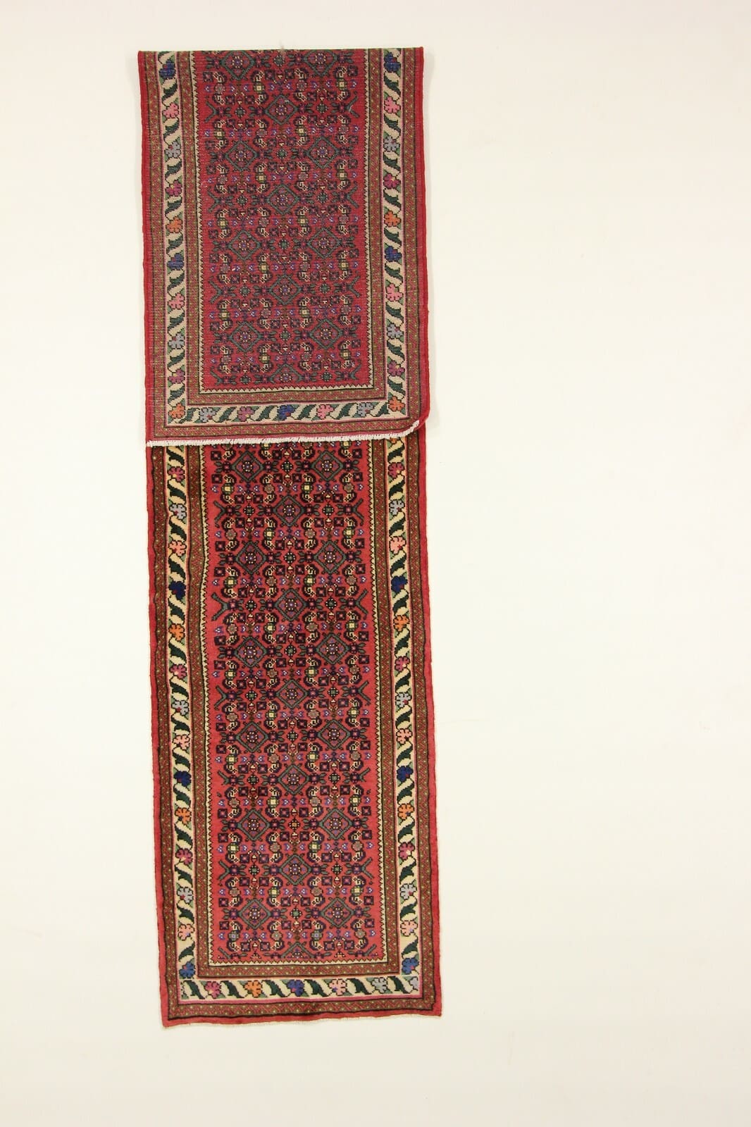 Perser Orientteppich Hamadan 392x83 cm, 160.000 Knoten, handgeknüpft