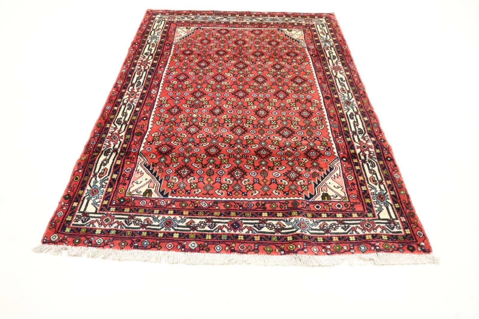 Perserteppich Hamadan 192 x 141 cm, 20000 Knoten, handgeknüpft