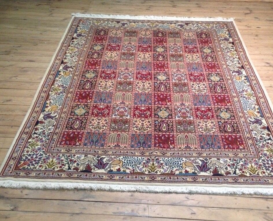 Perserteppich Moud 308 x 205 cm, 400.000 Knoten, handgeknüpft