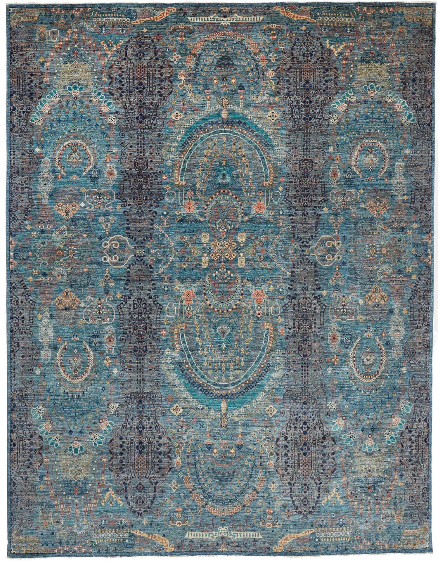 Samarkand Orientteppich 303 x 392cm - Handgeknüpft, Wolle